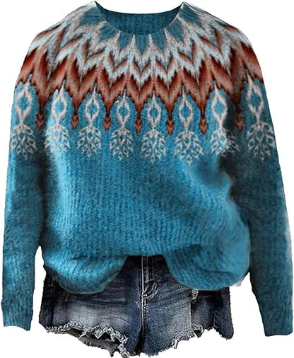 ArcticBloom™ Patterned Knit Sweater