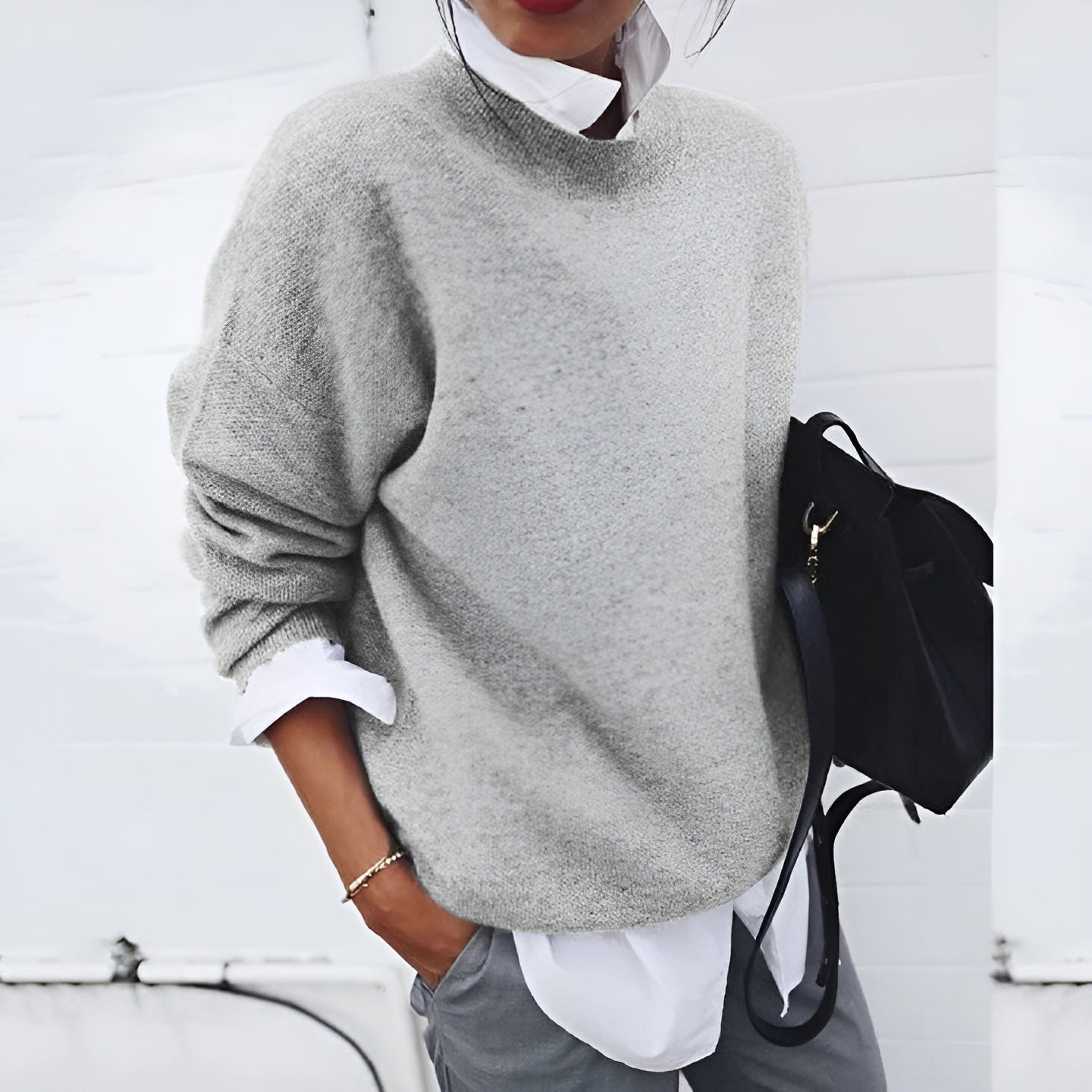 BlueMist™ Relaxed Knit Sweater