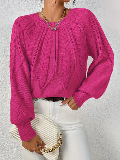 EleganWeave™ Cable Knit Sweater