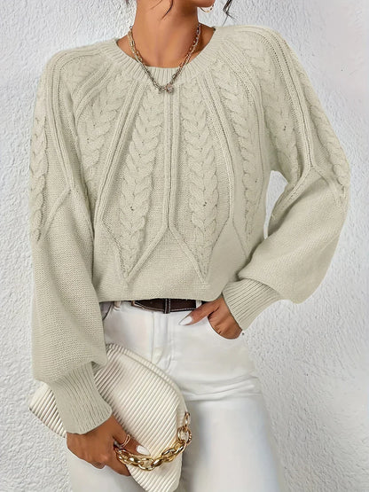 EleganWeave™ Cable Knit Sweater