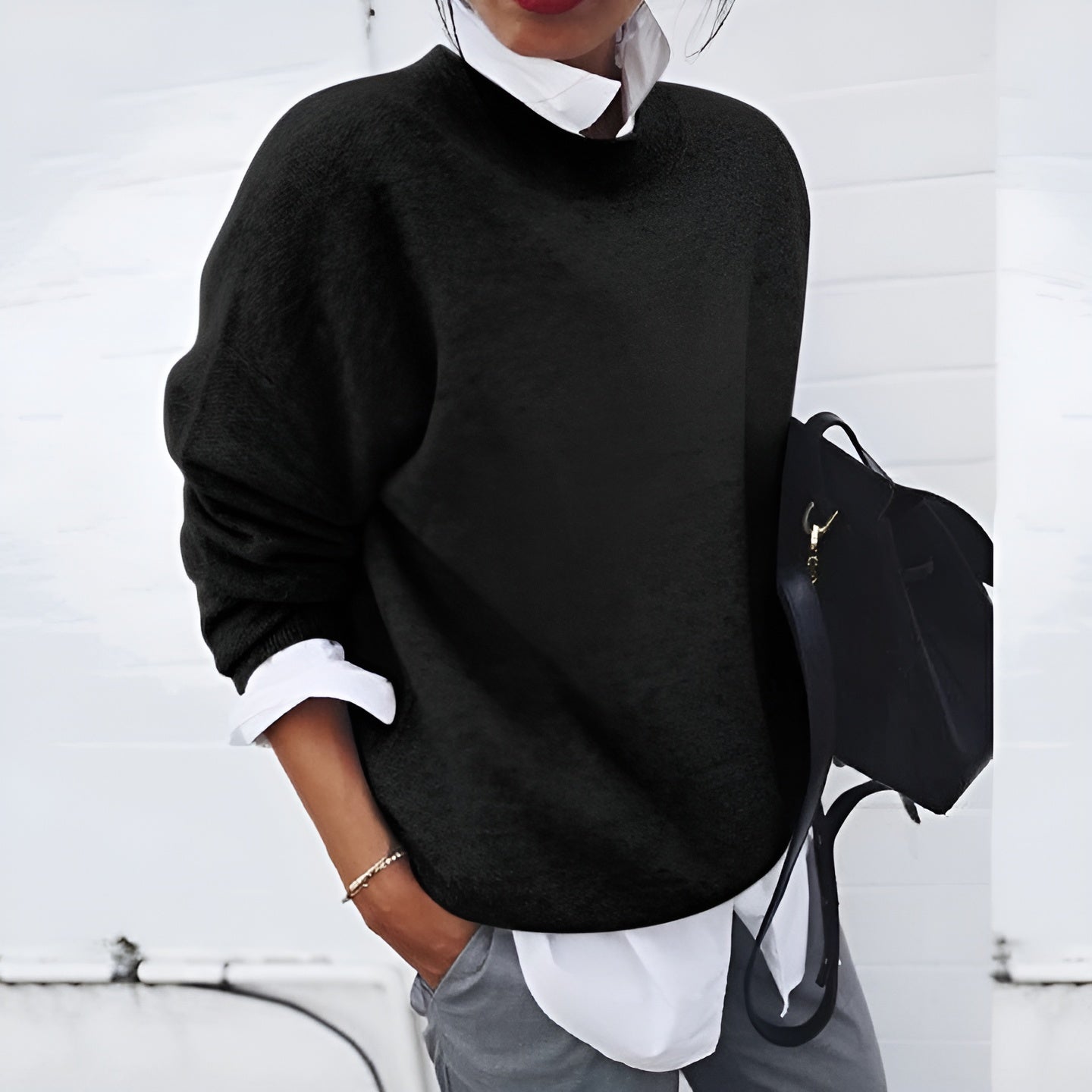 BlueMist™ Relaxed Knit Sweater