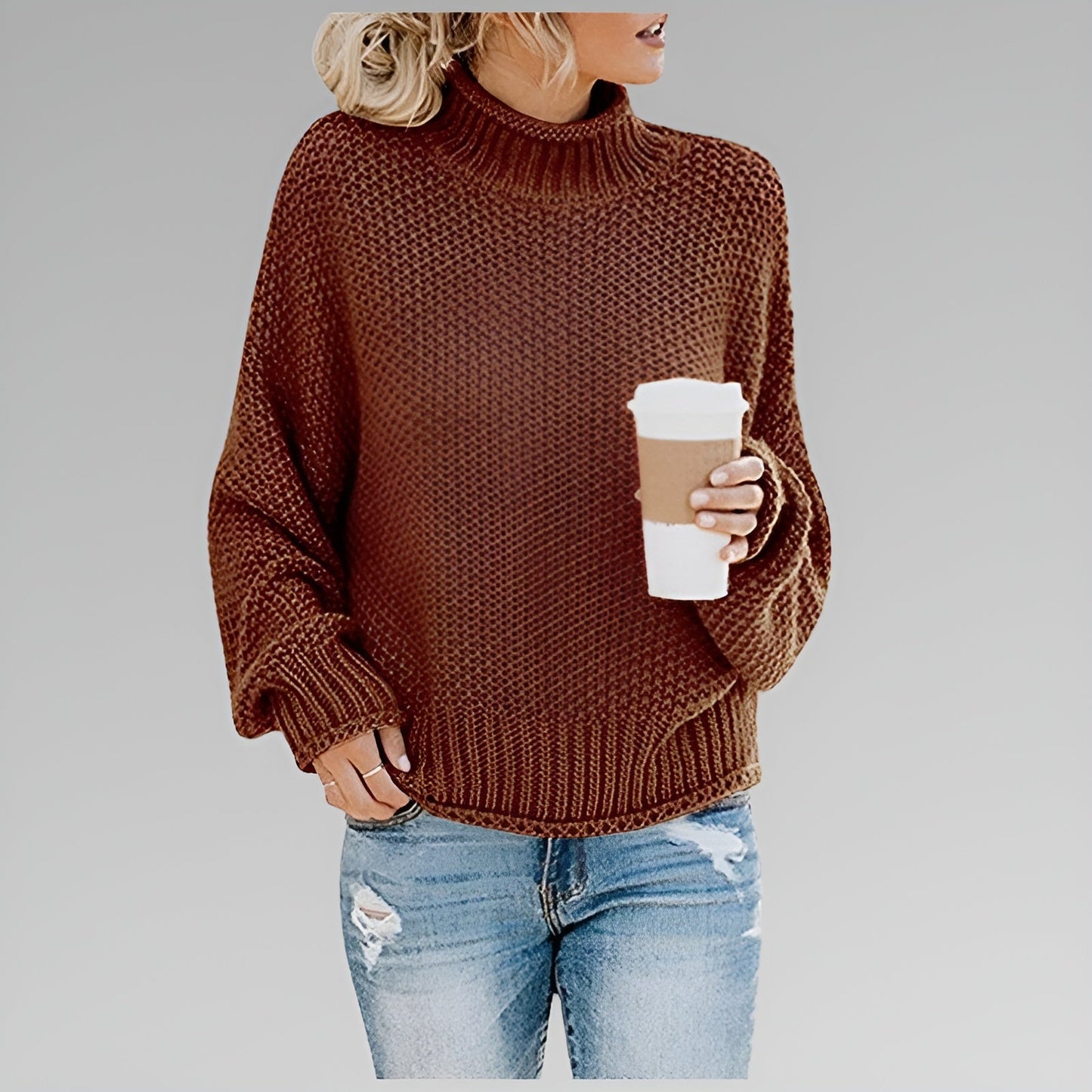 AmberCove™ Chunky Knit Sweater