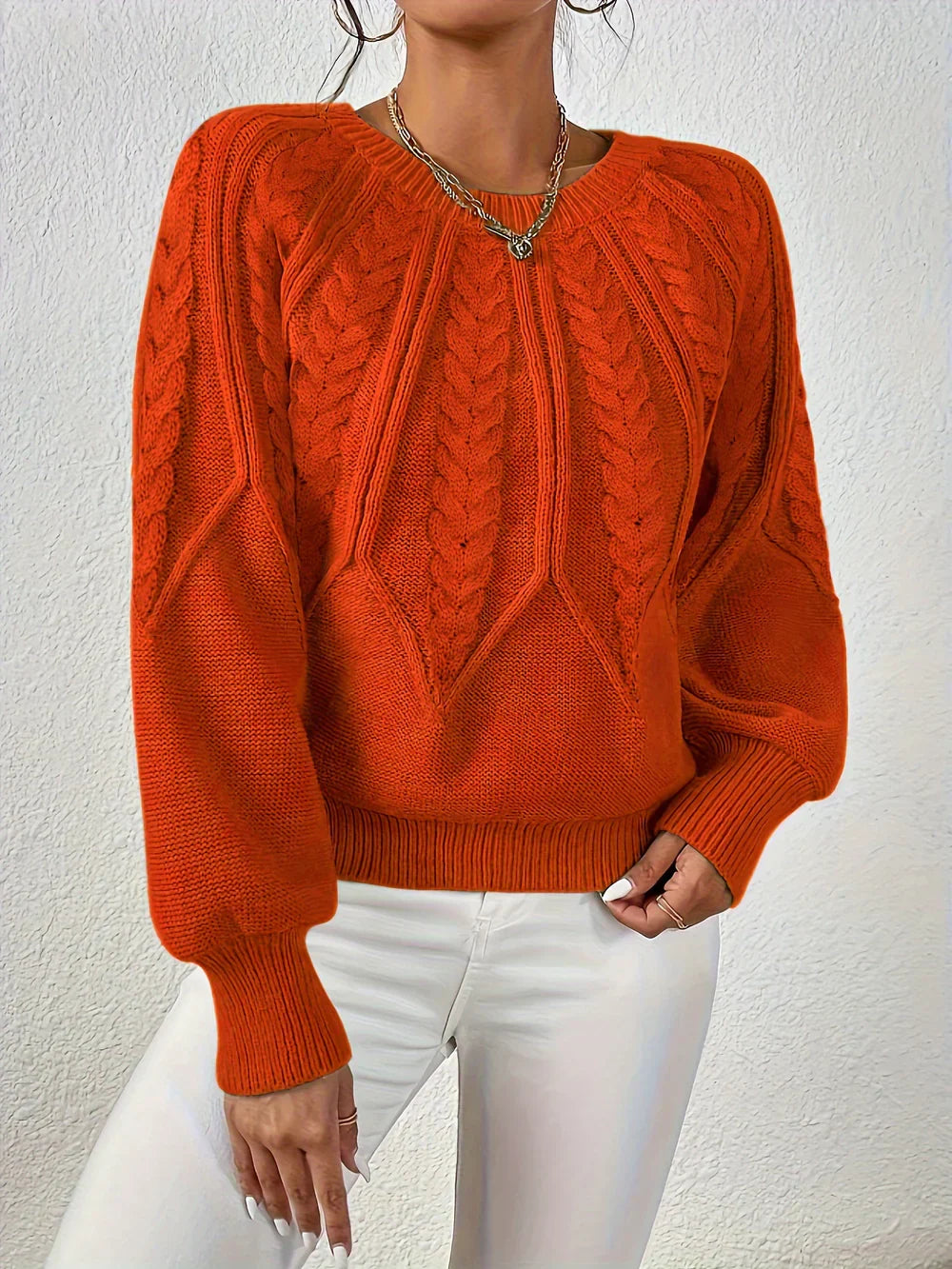 EleganWeave™ Cable Knit Sweater