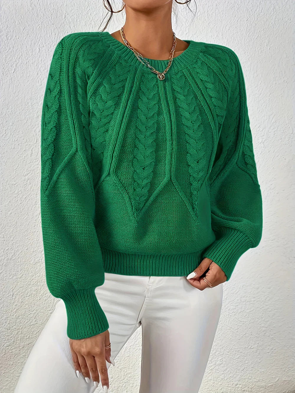 EleganWeave™ Cable Knit Sweater