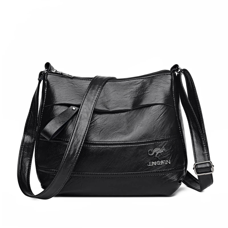 VintageCharm™ Leather Shoulder Bag