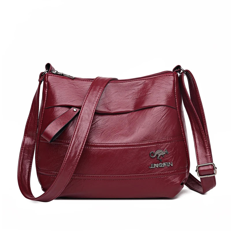 VintageCharm™ Leather Shoulder Bag