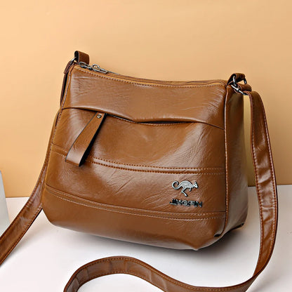 VintageCharm™ Leather Shoulder Bag