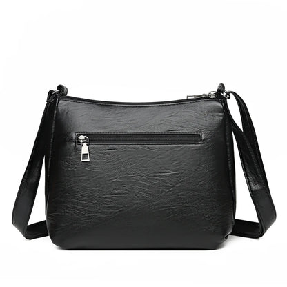 VintageCharm™ Leather Shoulder Bag