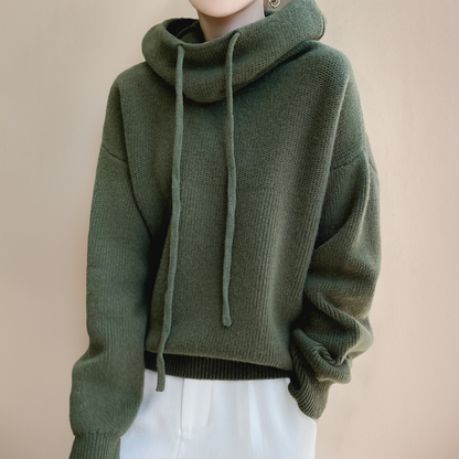 CozyHaven™ Oversized Knit Hoodie