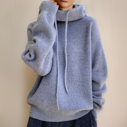 CozyHaven™ Oversized Knit Hoodie