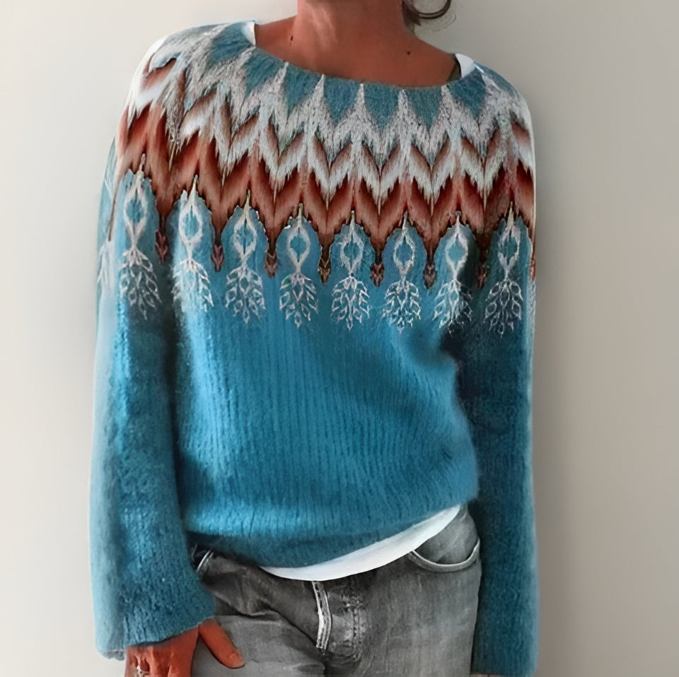 ArcticBloom™ Patterned Knit Sweater