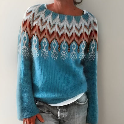 ArcticBloom™ Patterned Knit Sweater