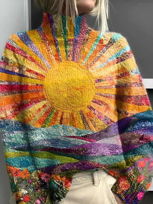 SunAura™ Vibrant Knit Sweater