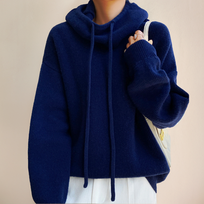 CozyHaven™ Oversized Knit Hoodie